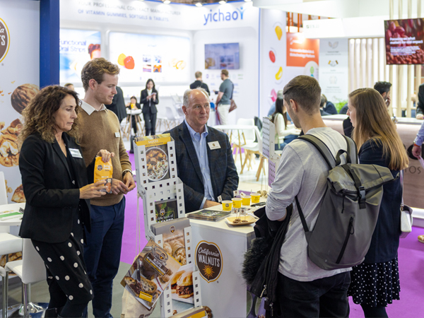 Messestand California Walnuts auf der Food Ingredients Europe